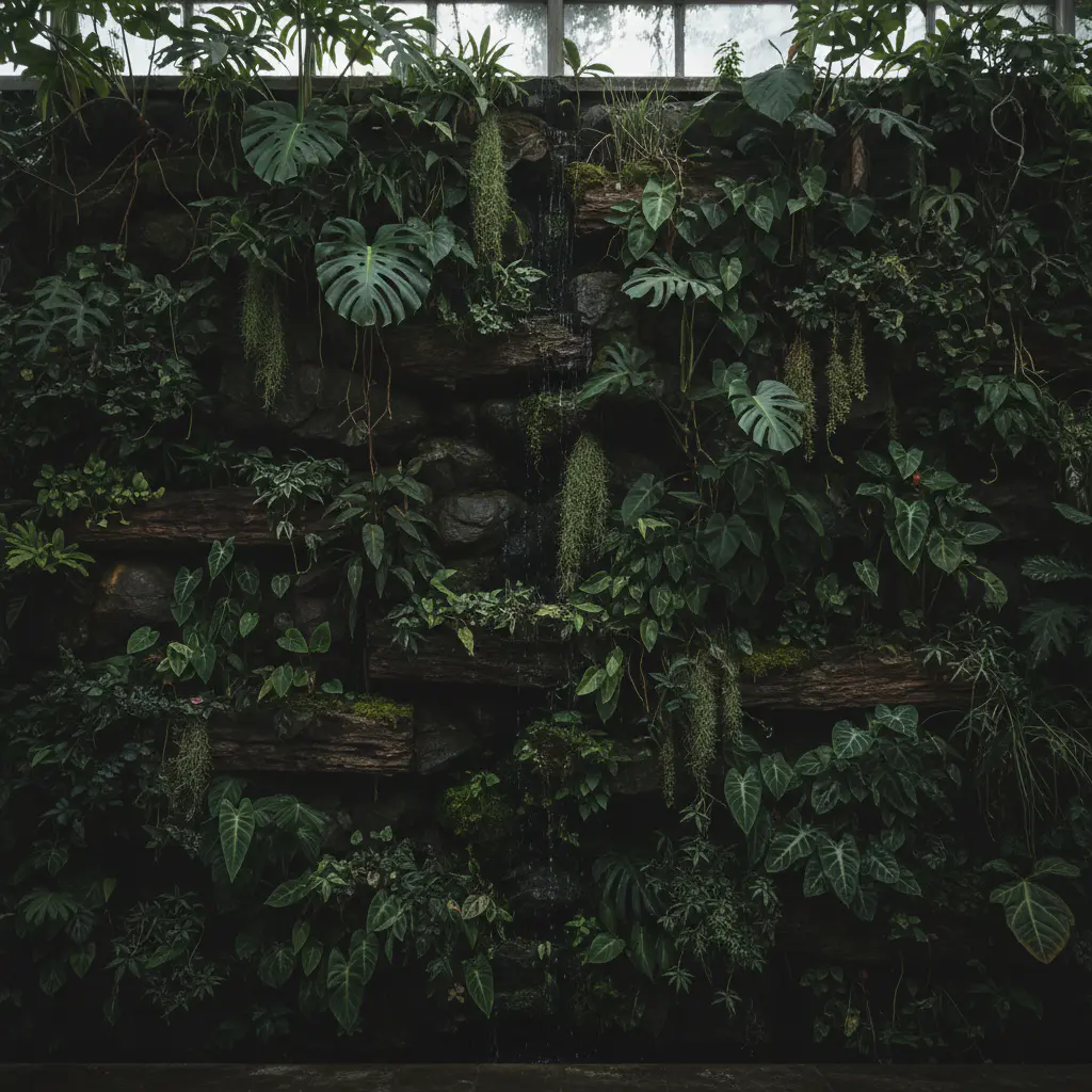 Living vertical garden