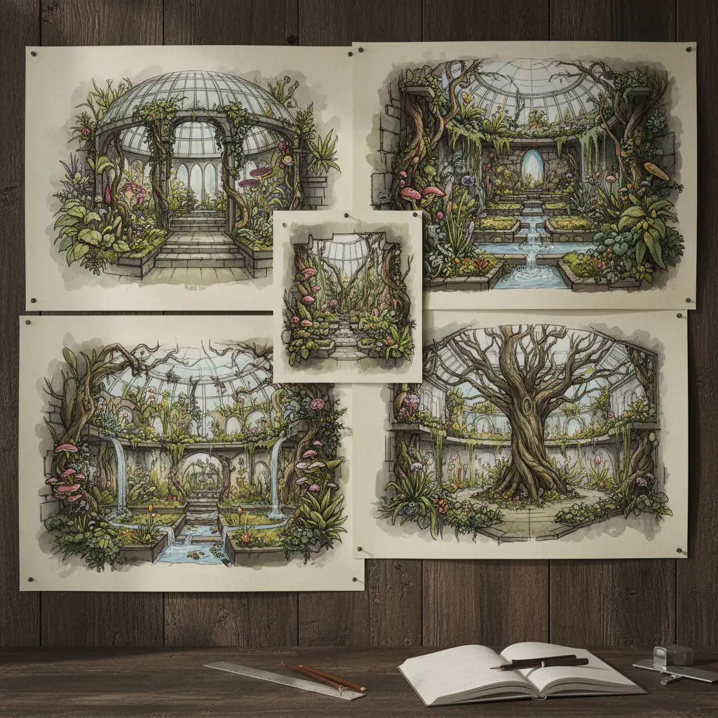 Design consultation sketches